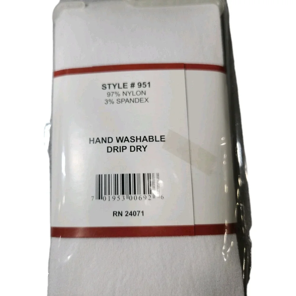 Excell White Fashion Tights Style 951 Opaque Stretch One Size NIP